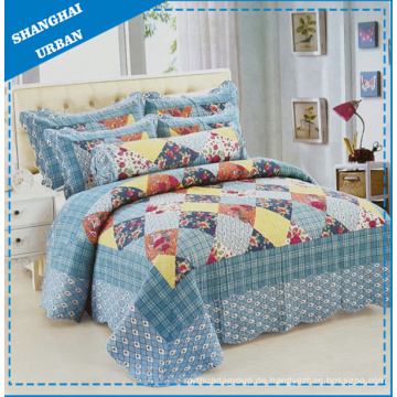 6 Stück Patchwork Baumwolldruck Bettwäsche Quilt (Set)